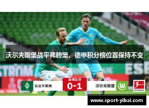沃尔夫斯堡战平弗赖堡，德甲积分榜位置保持不变